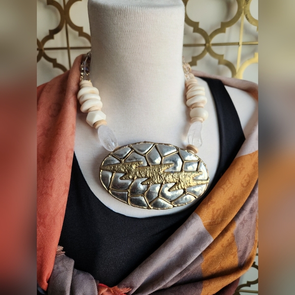 ⚡️ Lightning Bolt Statement Necklace - One Of A Kind⚡️Custom Boutique Item ⚡️